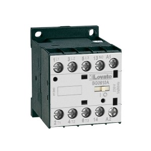 LOVATO Electric - Three-pole contactor, IEC operating current Ie (AC3) = 6A, AC coil 50/60Hz, 24VAC, 1NC auxiliary contact, 11BG0601A024